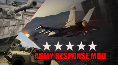 GTA 5 — Армия и федералы при достижении 5 звезд / Army & Federal Response