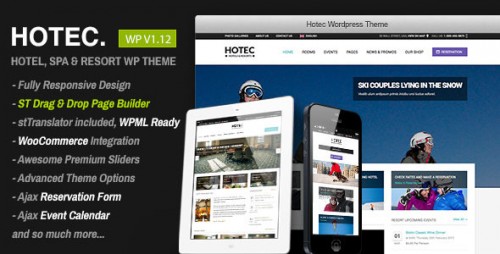 Hotec v1.12 - Responsive Hotel, Spa & Resort WP Theme product pic