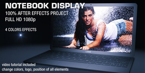 NOTEBOOK DISPLAY - Project for After Effects (Videohive)