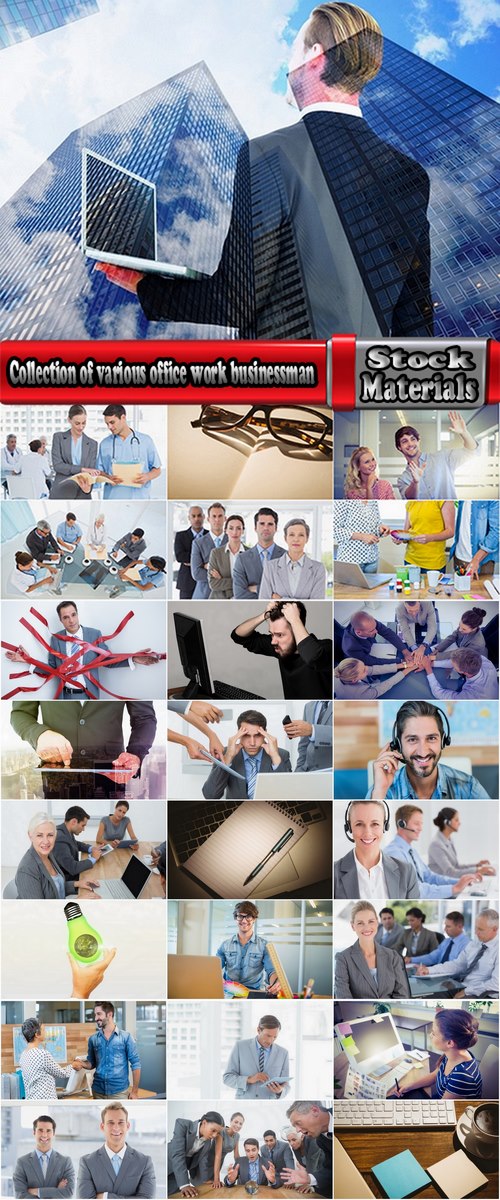 Collection of various office work businessman meeting 25 HQ Jpeg