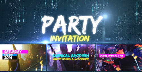 Party Invitation - Project for After Effects (Videohive)