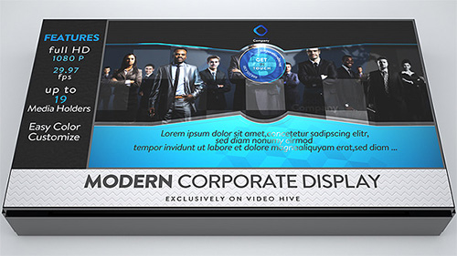 Modern Corporate Display - Project for After Effects (Videohive)