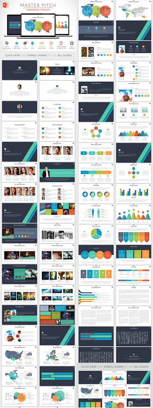 CM - Master Pitch | Powerpoint Template 291890