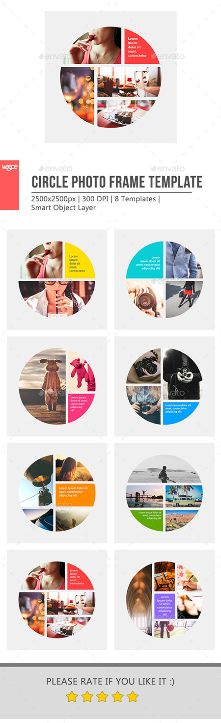 GraphicRiver - Circle Photo Frame Template 11761766