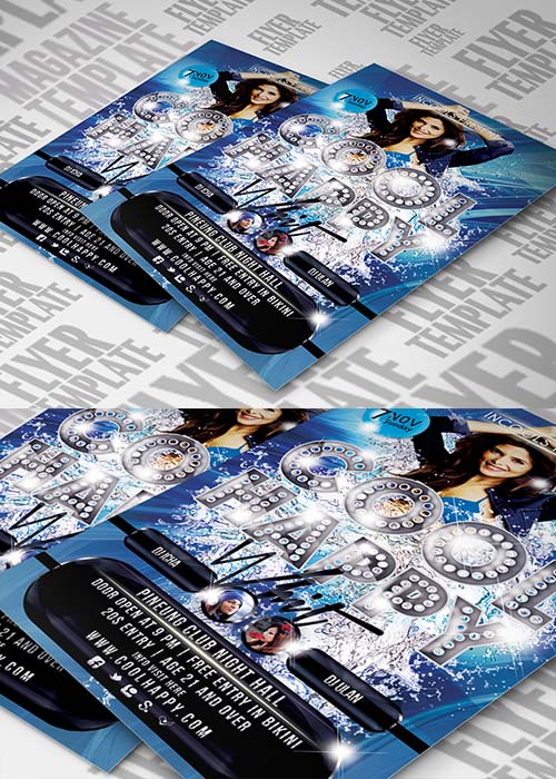 Cool Happy Flyer Template 2