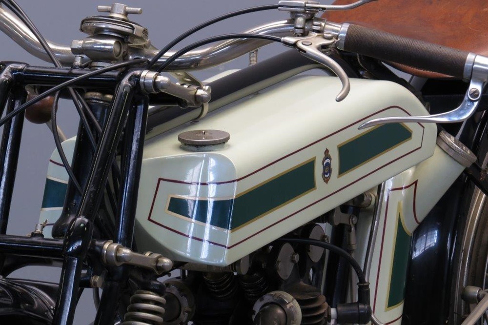 Винтажный мотоцикл Triumph Ricardo 1924