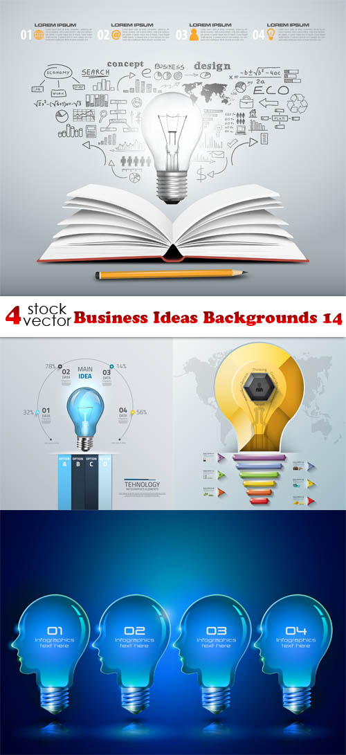 Vectors - Business Ideas Backgrounds 14