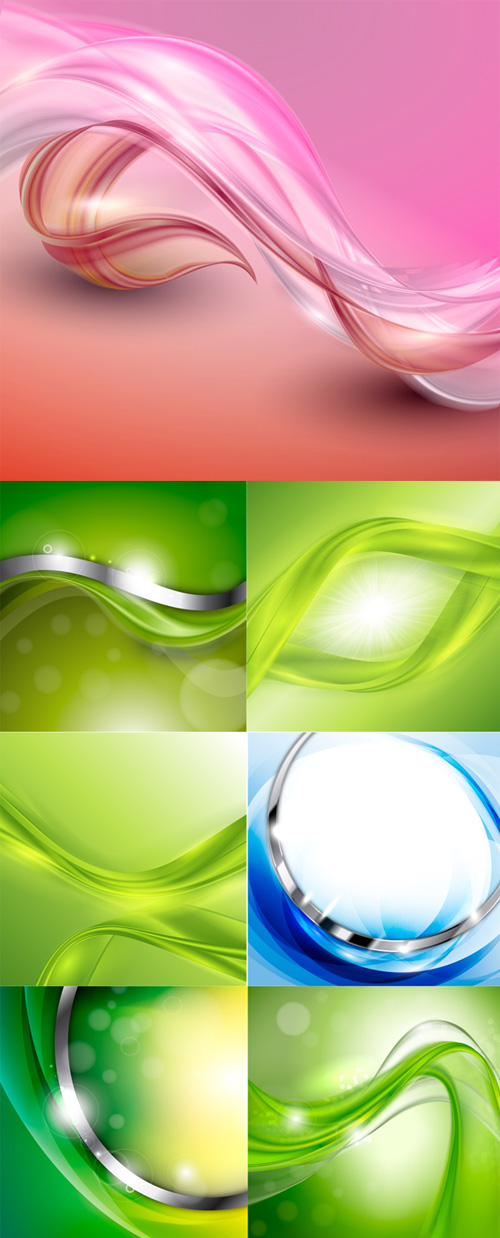 Vector backgrounds in abstract style