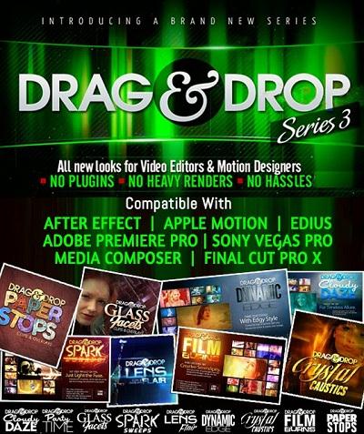 Digital Juice Drag and Drop Series 3 Bundle D3 Glass Facets DVD9-SUNiSO