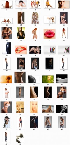 50 HR Nude Non Nude Hot Girls Stock Photos