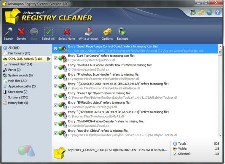 Ashampoo Registry Cleaner 1.0 Portable