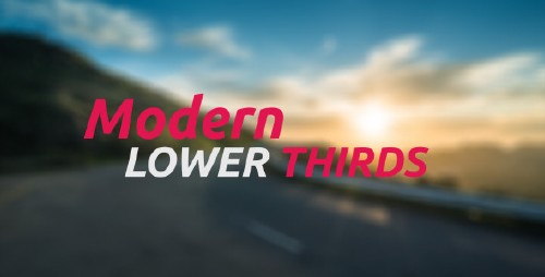 VideoHive - Modern Lower Thirds 12147196