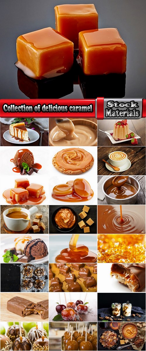Collection of delicious caramel cake sweet candy 25 HQ Jpeg