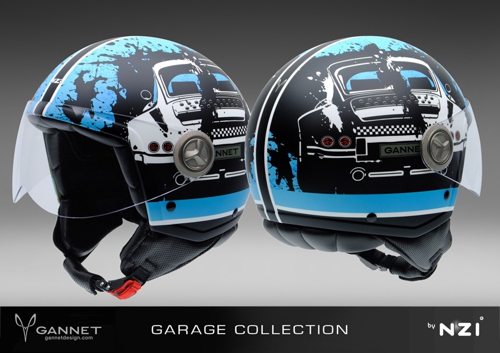 Gannet Design & NZI Helmets: коллекция мотошлем «Garage Collection»