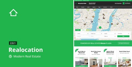 Nulled Realocation v2.1.0 - Modern Real Estate WordPress Theme product image