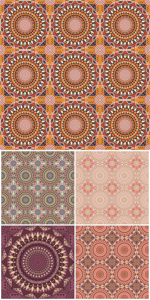 Vector background with geometric patterns #12