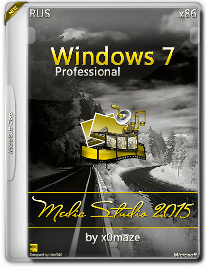 Windows 7 Pro SP1 x86 Media Studio 2015 by x0maze (RUS)